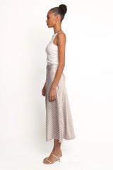 Corrina Midi Skirt - Stripe