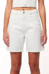 Abrand Carrie Shorts - White Light
