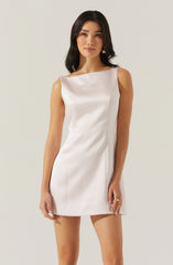 Alisanne Satin Mini Dress