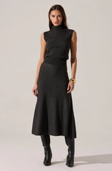 Deora Sleeveless Mock Neck Sweater