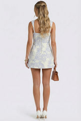 Garden Sketch Mini Dress