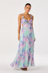 Emese Floral Cutout Maxi Dress