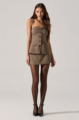 Laudine Tailored Mini Skirt