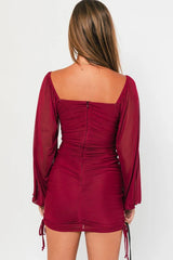 Wine Night Mini Dress - Large